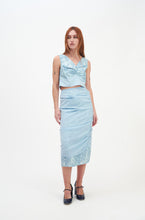 Load image into Gallery viewer, Cerulean Lace Tank Top