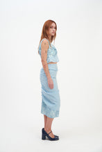 Load image into Gallery viewer, Cerulean Lace Tank Top