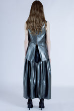 Load image into Gallery viewer, Slate Serenade Sleeveless Leather Top