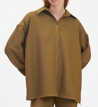 Load image into Gallery viewer, Burnt Nutmeg Brown Shirt
