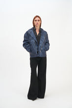 Load image into Gallery viewer, Restock - Azure Emberline Leather Jacket
