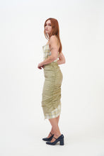 Load image into Gallery viewer, Moss Check Gathered Skirt
