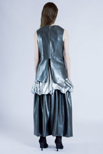 Load image into Gallery viewer, Slate Serenade Sleeveless Leather Top
